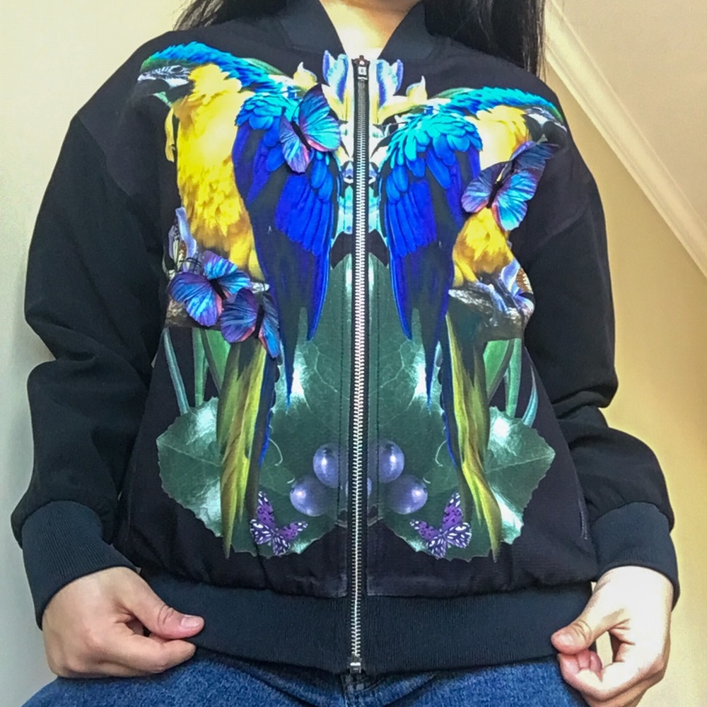 NWOT UOOYAA Black Bomber Jacket